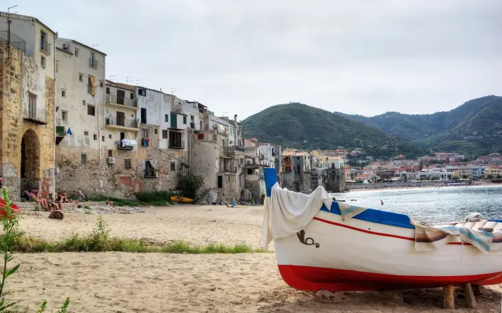 Cefalù, Sicílie, Itálie