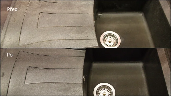 Čištění dřezu Čištění dřezu