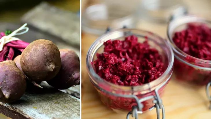 Salát z červené řepy