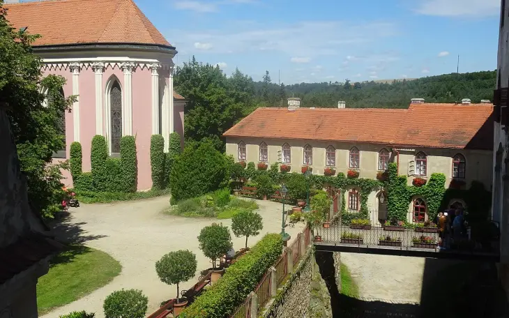 Hrad Bítov - nádvoří