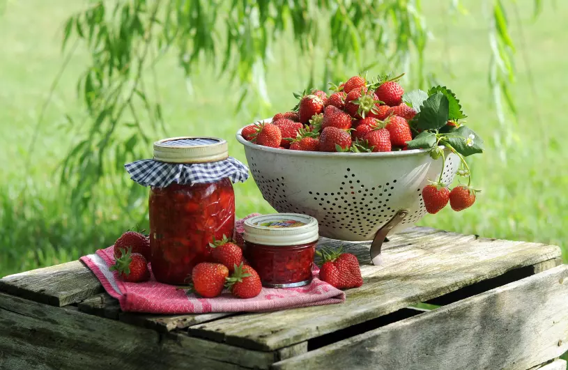 Jahodová marmeláda.