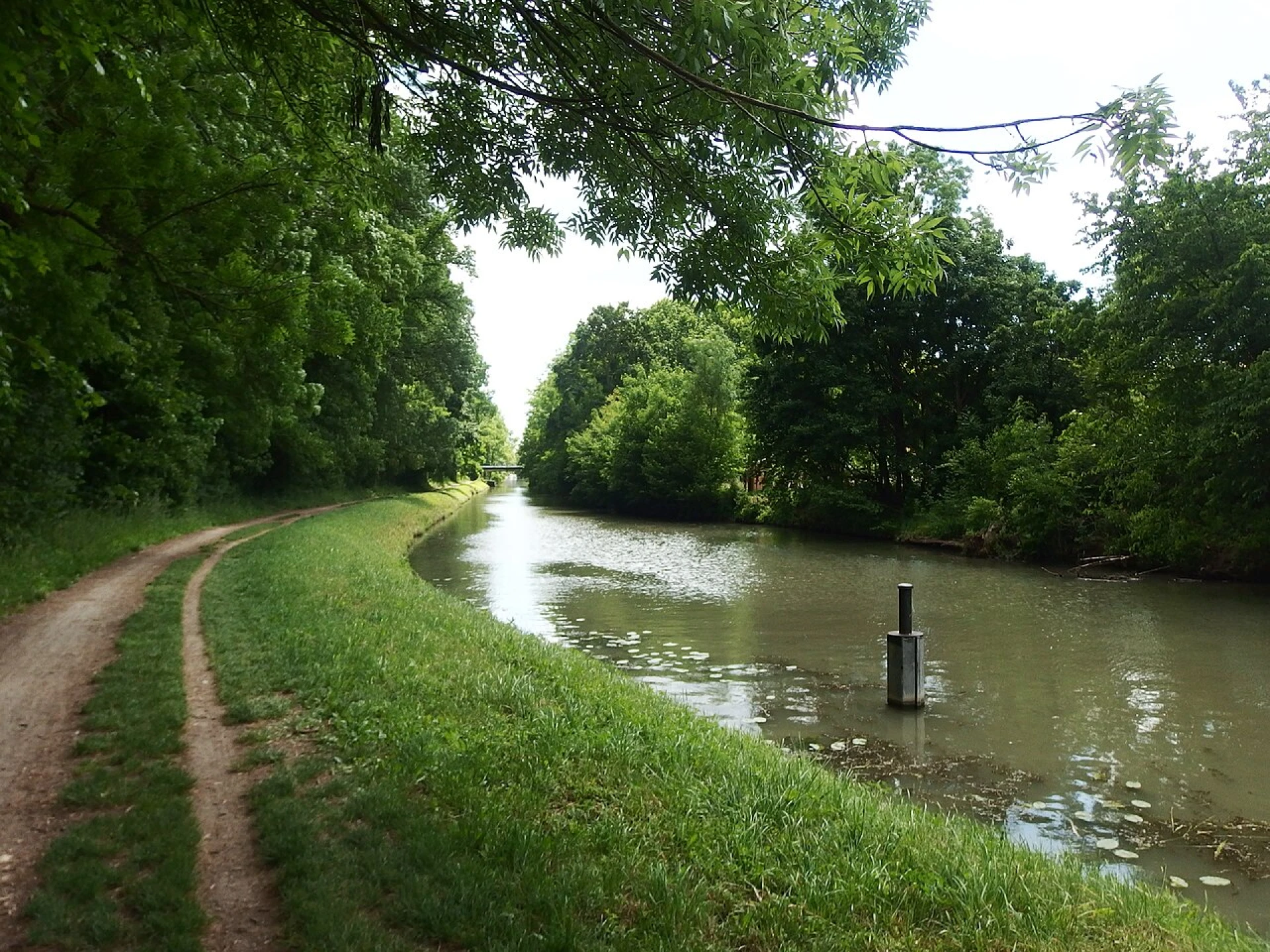 Baťův kanál nedaleko Strážnice.