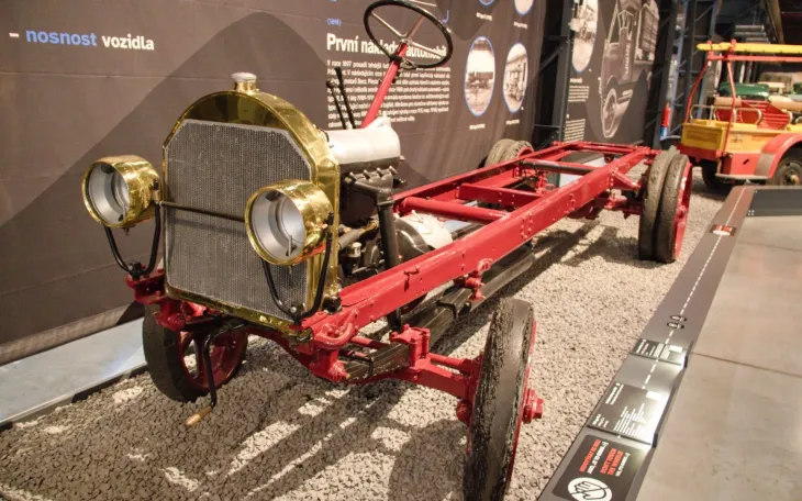 Exponát v Tatra Muzeu