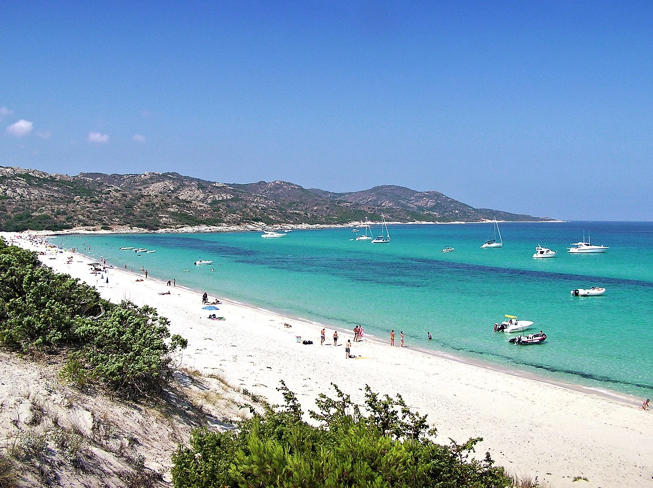 Saleccia Beach, severní Korsika