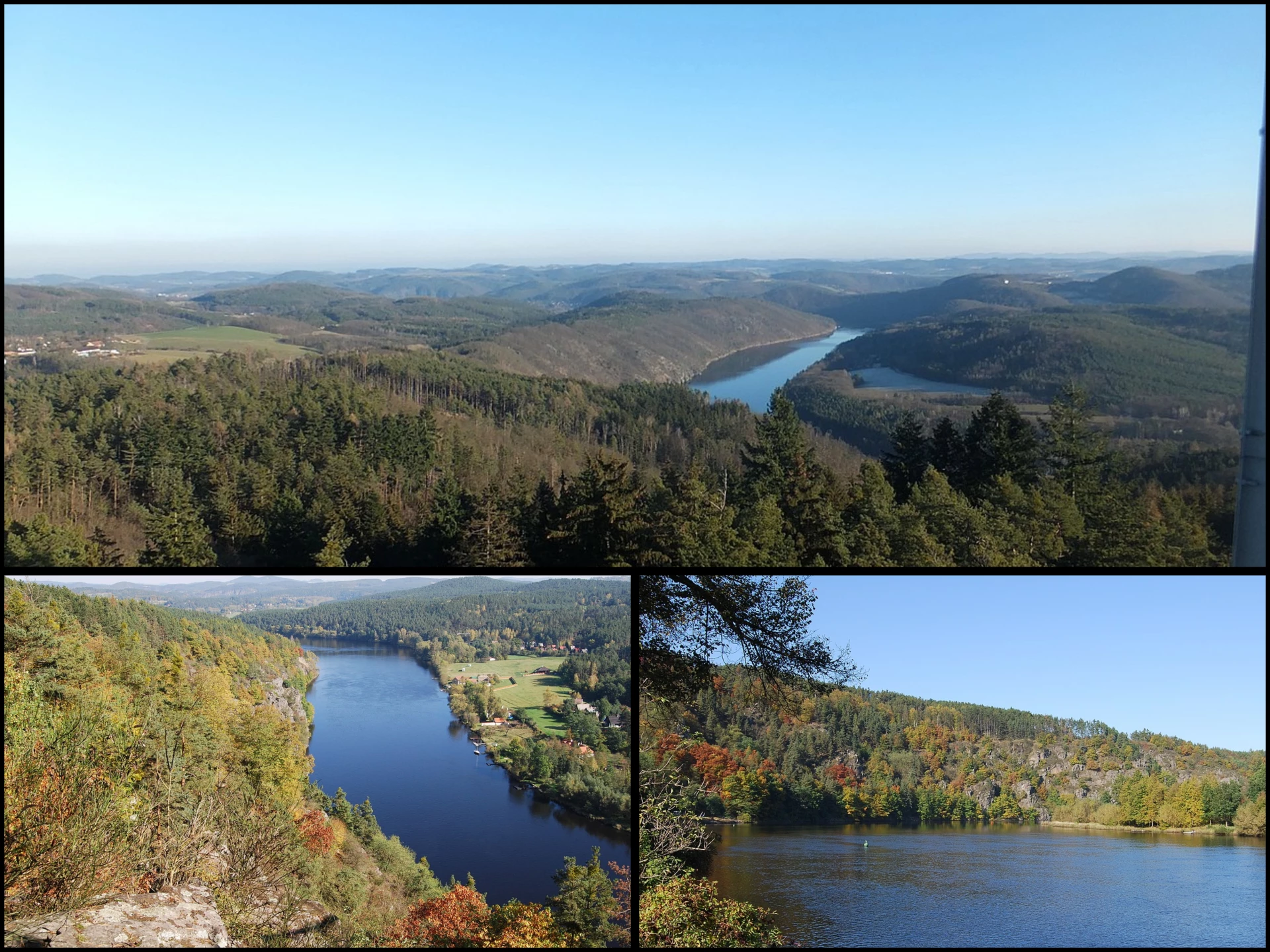 Tipy na okružní výlet okolo vodní nádrže Slapy