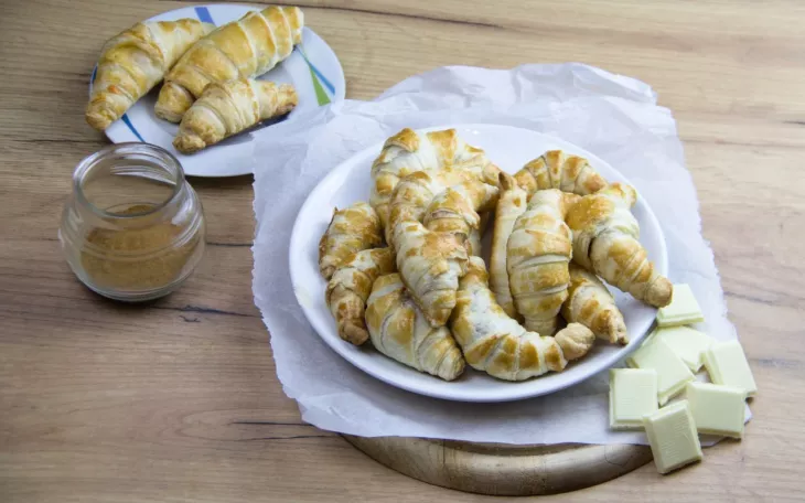 Croissanty z listového těsta