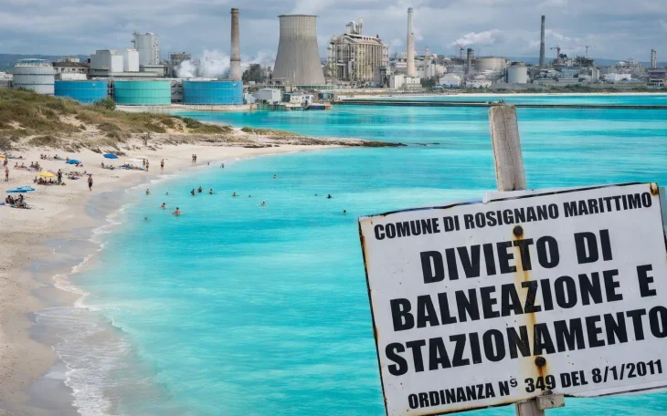 Pláž Spiagge Bianche, ilustrační foto.