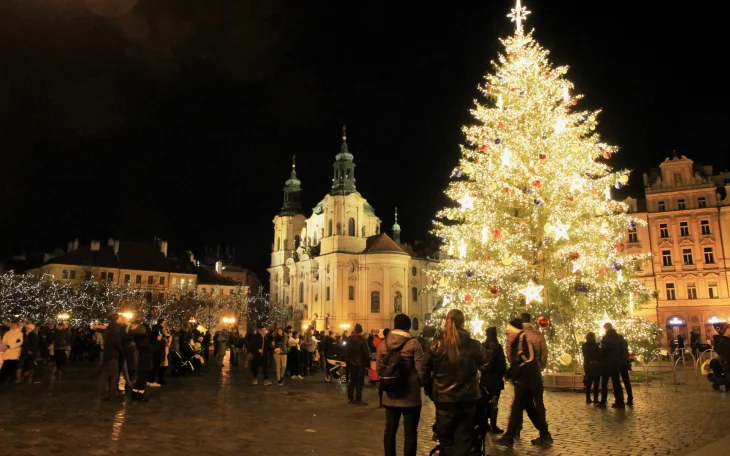 Vánoční strom, Praha 2020