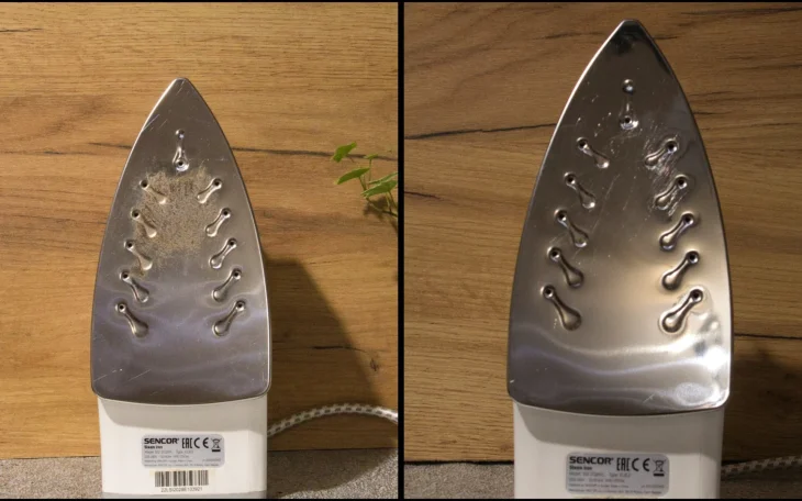 Připálená žehlička