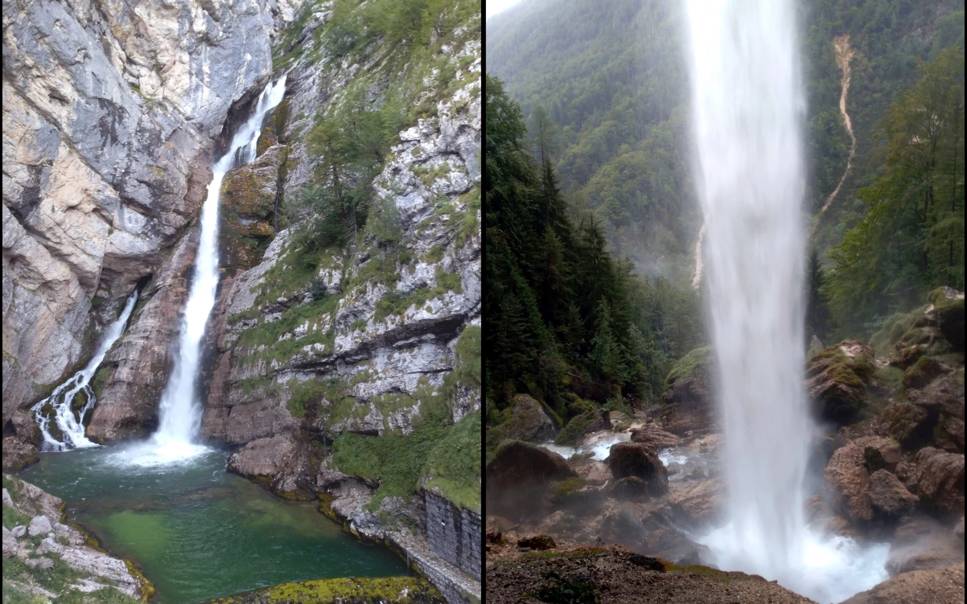 Návštěva Slovinska: Průzračná řeka Soča i oblast vodopádů