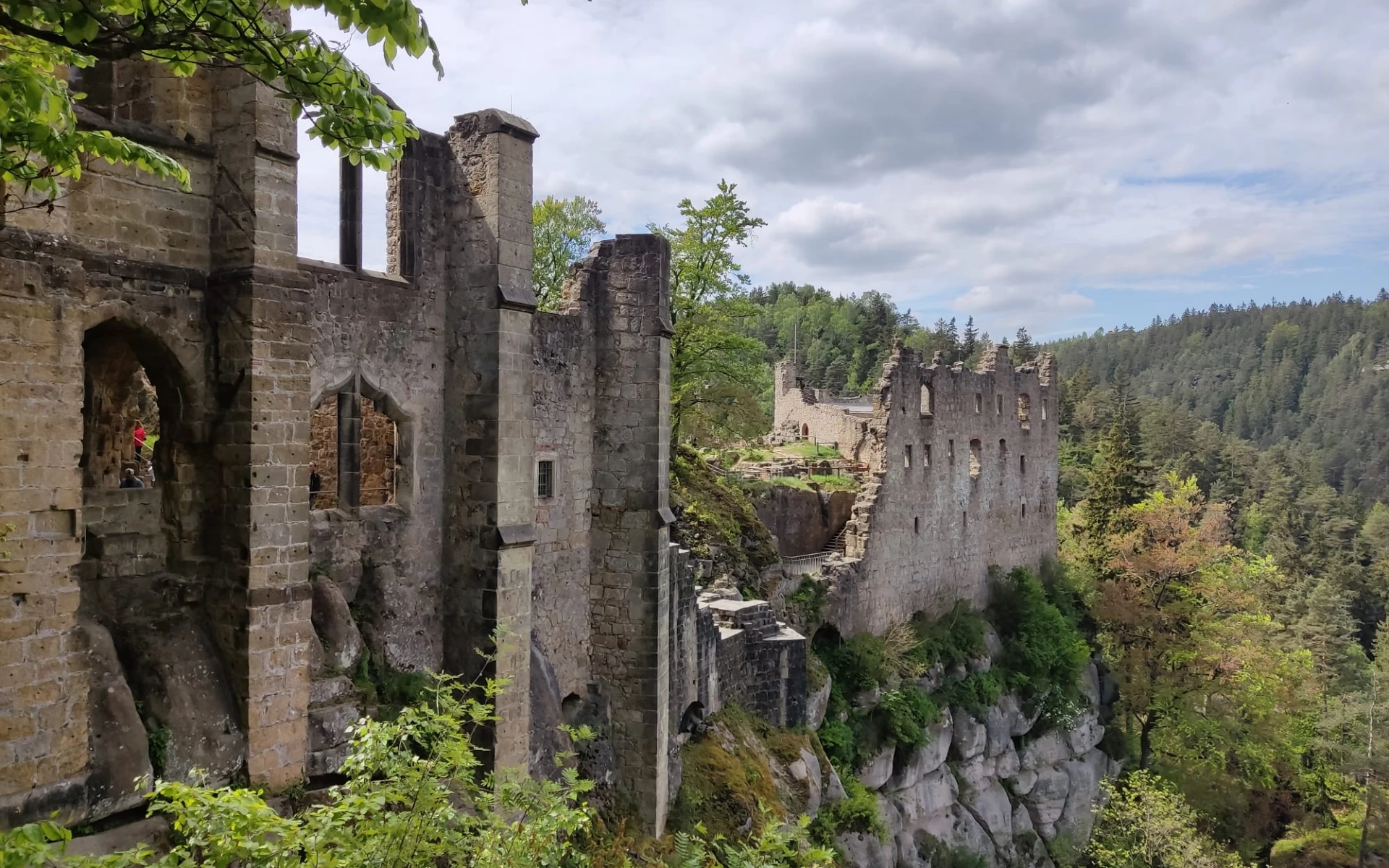 Výlet parní lokomotivou na německý hrad Oybin