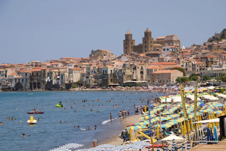 Moře v Cefalù Moře v Cefalù